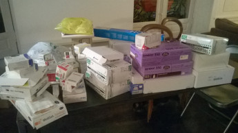 Donation de materiaux et mediacmants au Togo